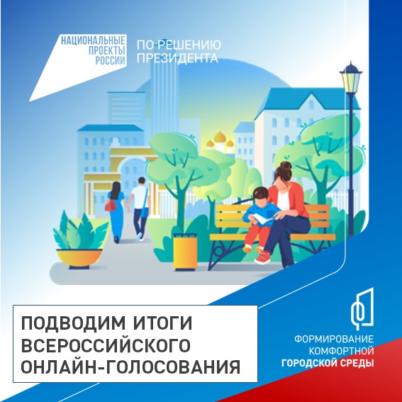 Подведены итоги Всероссийского онлайн-голосования за территории для благоустройства в 2027 году