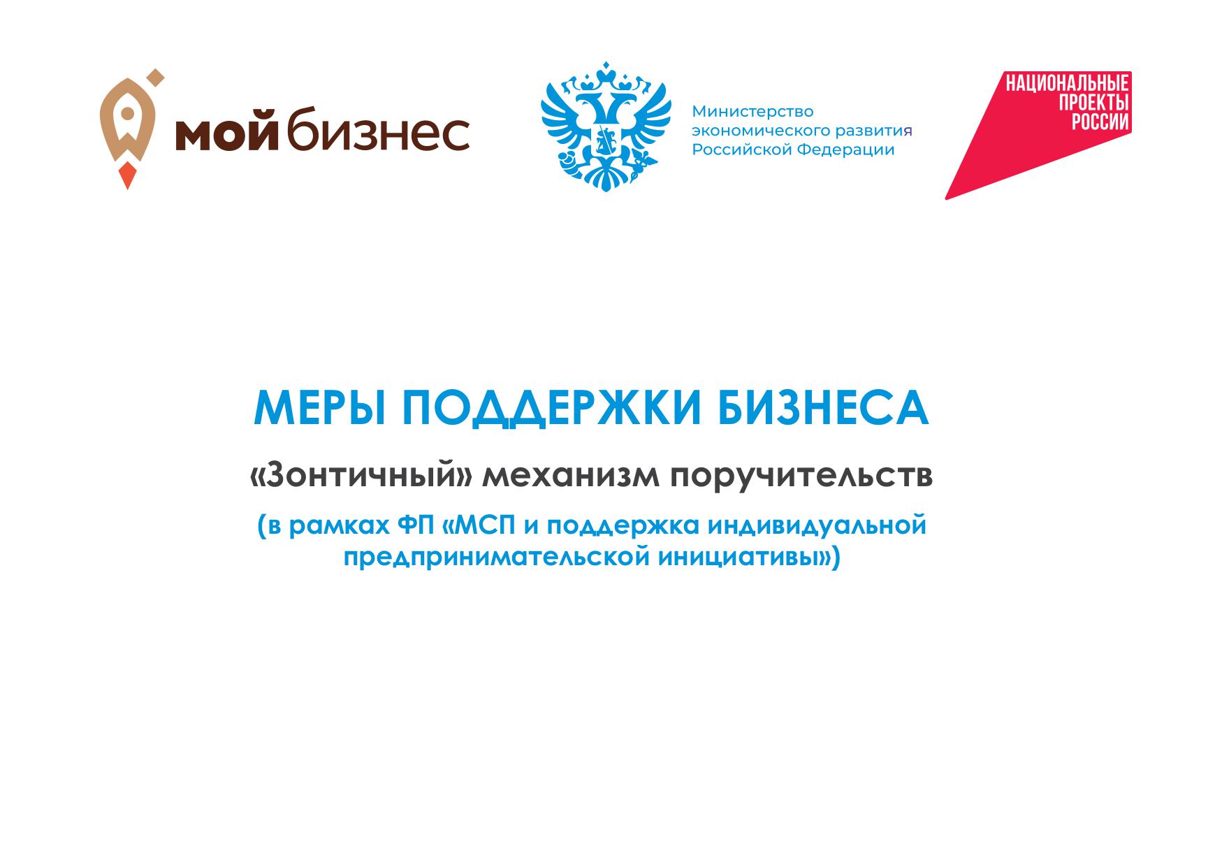 Зонтичный механизм поручительств